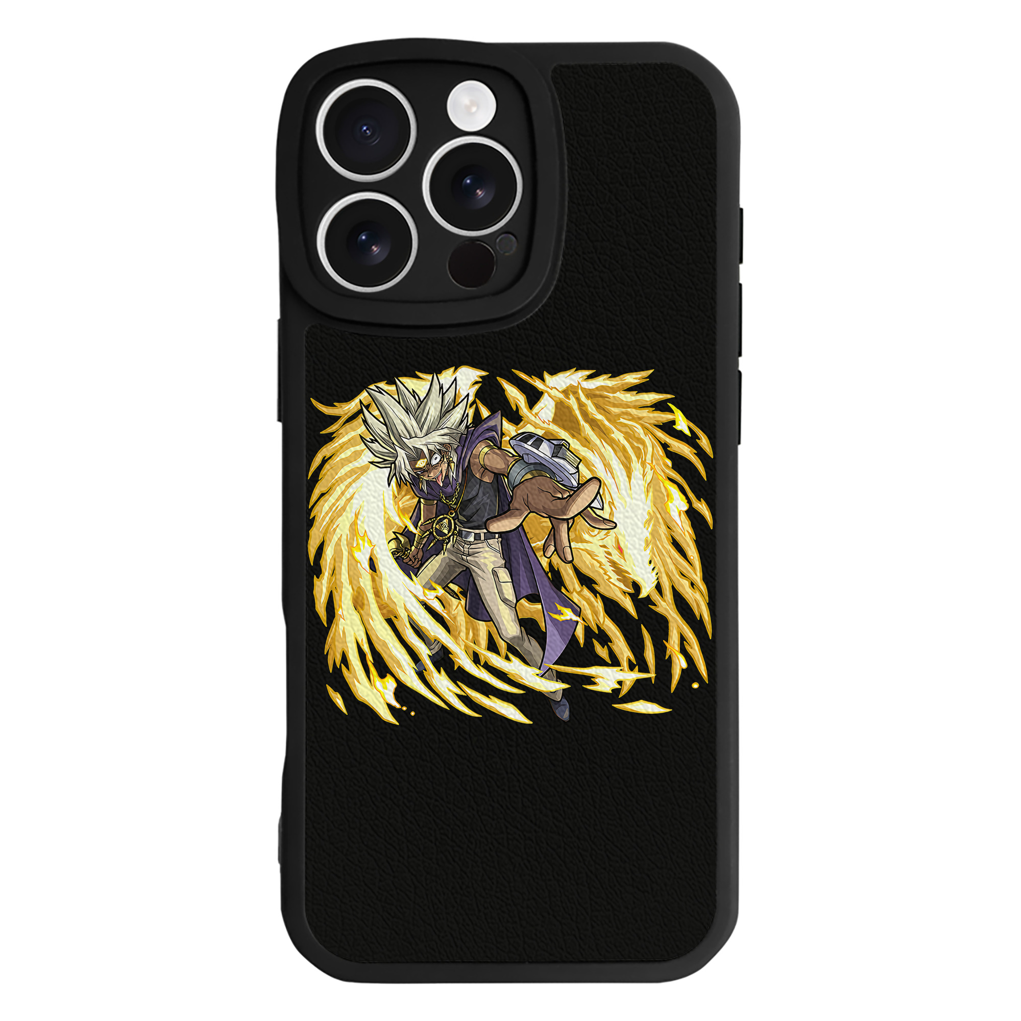 （画像用） 遊☆戯☆王 Yu-Gi-Oh! 【iPhone 16シリーズ対応】シリコンスマホケース（レザー調） 材質：シリコン